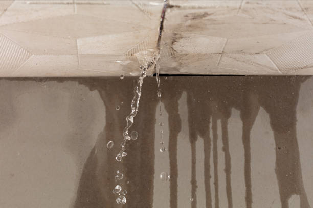Professional Sewage Cleanup technician working in Otisco, IN